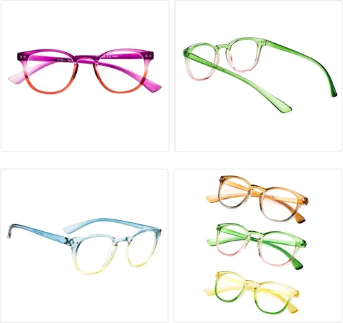 Miniatura 44 de Eyekepper Paquete de 5 lentes de lectura para mujer (uno para cada color, +0.00)