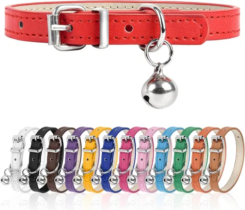Miniatura 10 de Collar de perro XXS para Teacup, collar de perro Teacup ajustable para perros pequeños, medianos y grandes, 3/8 pulgadas de ancho (blanco, XXS)