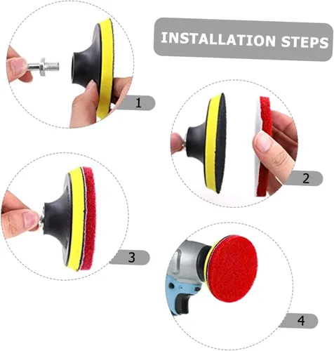 Miniatura 6 de 2 juegos de 11 cepillos de limpieza para taladro, kit de broca de vidrio para cocina, kit de limpieza de cepillo de limpieza de cepillo accesorio