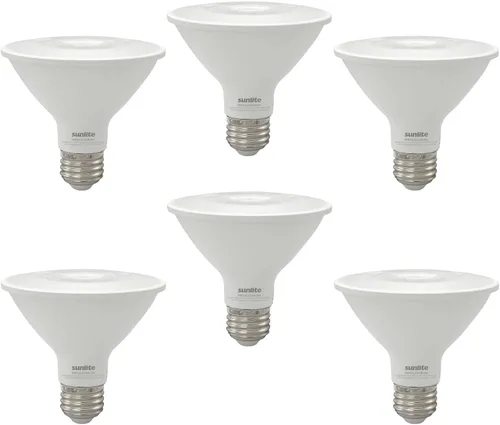 Miniatura 8 de Sunlite Foco reflector LED PAR30 41806, 9 vatios (75 W = ), 750 lúmenes, base E26 media, 90 CRI, regulable, reflector, Energy Star, compatible