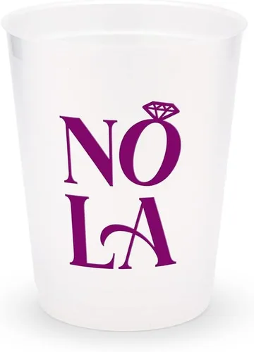 Miniatura 12 de WEDDINGSTAR Vasos personalizados de plástico esmerilado para fiestas, Aloha Beaches - Juego de 8