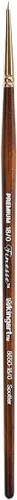 Miniatura 18 de KINGART Premium Finesse 8020-14 Ultra Round Series - Brocha para artista, pelo sintético Kolinsky Sable, mango corto, acuarela y pinturas al óleo
