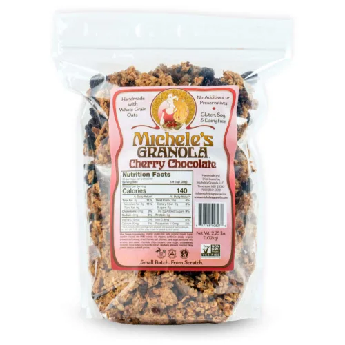 Miniatura 15 de Michele's Granola Mantequilla de almendras, hecha a mano, grano entero, vegano, sin gluten y sin OGM, bolsas resellables de 12 onzas, paquete de 6