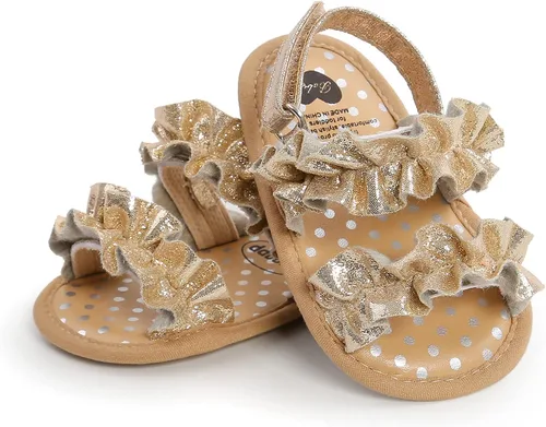 Miniatura 13 de Sandalias de verano para bebés, niñas y niños, unisex, antideslizantes, suela suave, transpirable, para primeros pasos, zapatos de playa al aire