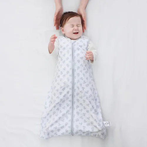 Miniatura 3 de DaysU Cotton Baby Sleep Sack, Baby Sleeping Bag with Two-Way Zipper, 0.5 TOG Wearable Blanket for Newborn Baby Boys and Girls