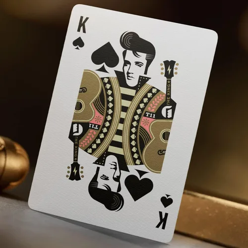Miniatura 4 de theory11 Elvis - Juego de cartas, color dorado y rosa