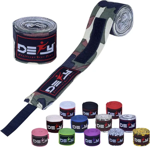 Miniatura 8 de DEFY Professional – Vendas elásticas profesionales para manos, de 180 pulgadas (457.2 cm), para boxeo, muay thai, MMA, para hombre y mujer - Par Rojo
