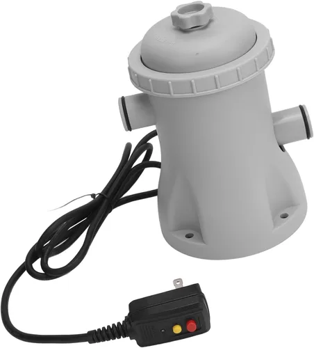 Miniatura 9 de Bomba de filtro eléctrica para piscina, sistema de filtro de cartucho de 330 galones con mangueras y adaptadores, bomba de filtro para piscina sobre