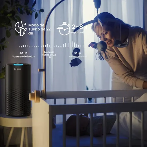 Miniatura 5 de Afloia Purificadores de aire para el hogar, habitación grande de hasta 1076 pies², purificadores de aire con filtro de 3 etapas para dormitorio 22