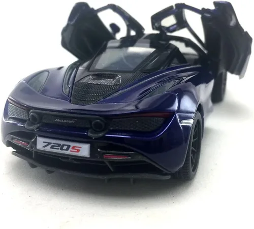Miniatura 4 de KiNSMART McLaren 720s 5 pulgadas 1:36 escala de metal fundido a presión modelo de juguete súper deportivo (4 juegos)