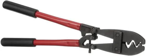 Miniatura 4 de Klein Tools Herramienta de crimpado grande 2006 con acción compuesta para terminales y terminales de 6-4/0 AWG, profundidad de crimpado ajustable