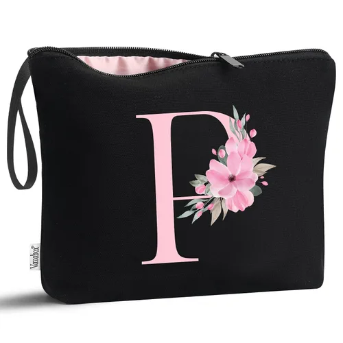 Miniatura 206 de Vavabox A-Z Bolsa de Maquillaje Personalizada, Regalos de Cumpleaños para Mujeres y Mamá, Regalos para la Mejor Amiga, Bolsa de Cosméticos