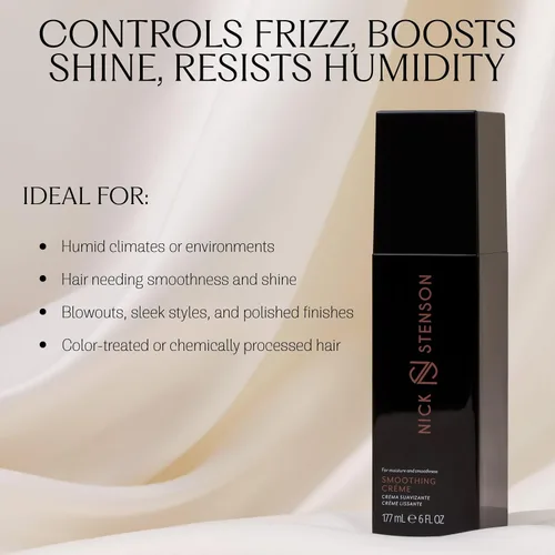 Miniatura 9 de Crema suavizante – para cabello rebelde – Repara, suaviza, fortalece, mantiene el brillo durante 2 – 3 días – Vegana y segura para el color – 6 onzas