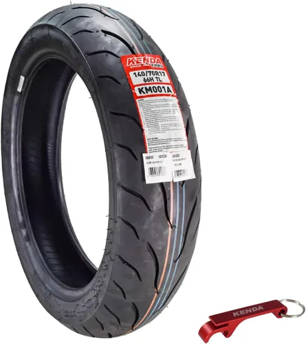 Kenda KM1 (KM001) 140/70R17 Neumático trasero para motocicleta Sport Touring 66H - Neumático radial con estabilidad a alta velocidad y excelente