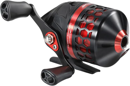 Miniatura 2 de Sougayilang Spincast - Carrete de pesca, relación de engranajes de alta velocidad 3.9:1, diseño de cebo de botón sin problemas y mango reversible