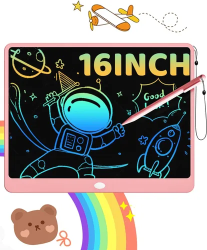 Miniatura 10 de ORSEN Tableta de escritura LCD de 10 pulgadas para niños, almohadilla de dibujo colorida y juguete educativo, regalo para niños y niñas de 3 a 6 años