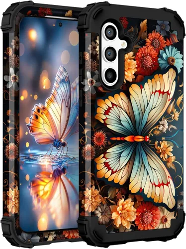Miniatura 45 de Hocase Funda para Galaxy S20 FE 5G, Protección resistente a prueba de golpes, goma de silicona suave + parachoques de plástico duro, funda
