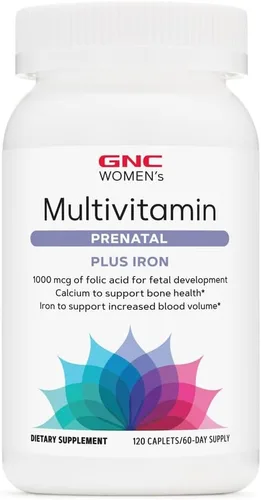Miniatura 4 de GNC Fórmula multivitamínica prenatal para mujer con hierro, apoya el embarazo y el desarrollo saludable del bebé, nutrientes esenciales, ácido