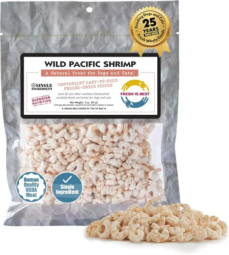 Miniatura 9 de Fresh Is Best Golosinas liofilizadas para perros – Pescado crudo liofilizado para gatos y caninos en bolsa resellable con cremallera – Golosinas