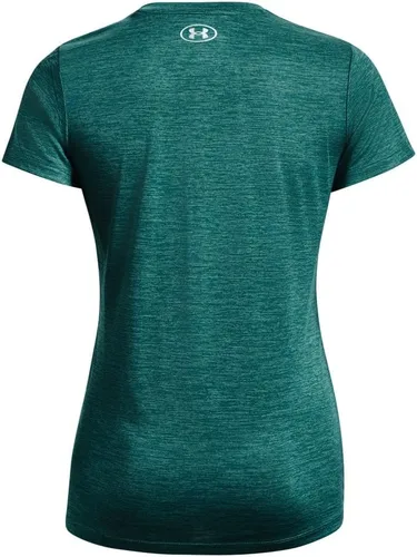 Miniatura 6 de Under Armour Tech Camiseta de manga corta y cuello en V para mujer, jaspeada