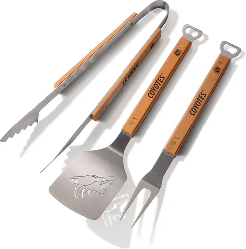 Miniatura 26 de YouTheFan NHL Anaheim Ducks Classic Series - Juego de barbacoa de 3 piezas