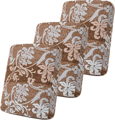 Miniatura 113 de Smiry Fundas de cojín de sofá estampadas, fundas elásticas suaves para sofá, fundas de sofá lavables antideslizantes, protector de muebles para Beige