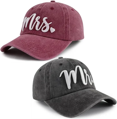 Miniatura 2 de 2 gorras de béisbol bordadas de algodón lavado ajustable para hombres y mujeres, 2