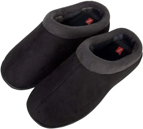 Miniatura 5 de Hanes Mens Memory Foam Indoor Outdoor Microsuede Clog Slipper Shoe With Fresh Iq