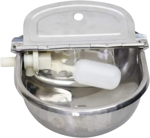 Miniatura 5 de Comedero automático para perros con tubo de 39 pulgadas de longitud y flotador para ganado, caballo, cabra, oveja, animales, herramienta de acero