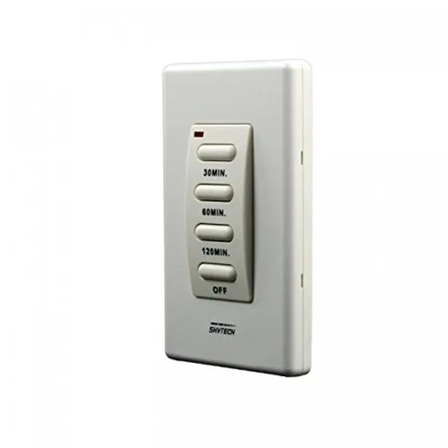 Miniatura 2 de Skytech 9800332 TS/R-2 Termóstato teledirigido montado en la pared inalámbrica de la chimenea del LCD