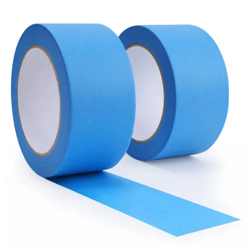 Miniatura 8 de Lichamp Cinta azul para pintores, 1 paquete de cinta de papel de 1.9 pulgadas por 55 yardas, cintas azules para manualidades y artes