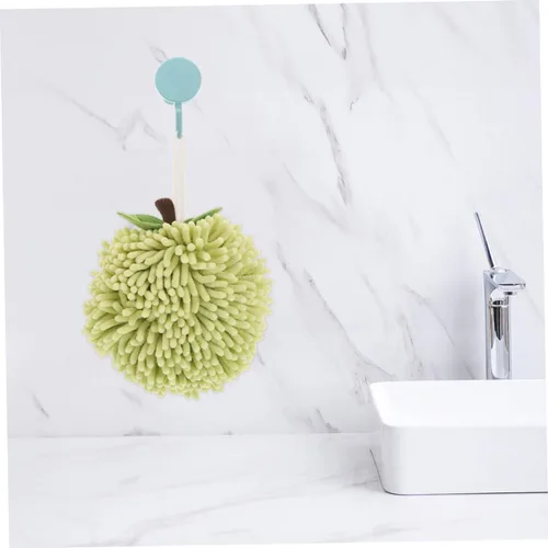 Miniatura 6 de 2pcs Chenille Hand Towels Fuzzy Super Absorbent and Quick Drying for Bathroom and Kitchen Cute Hanging Design for Easy Storage and Versatile Use