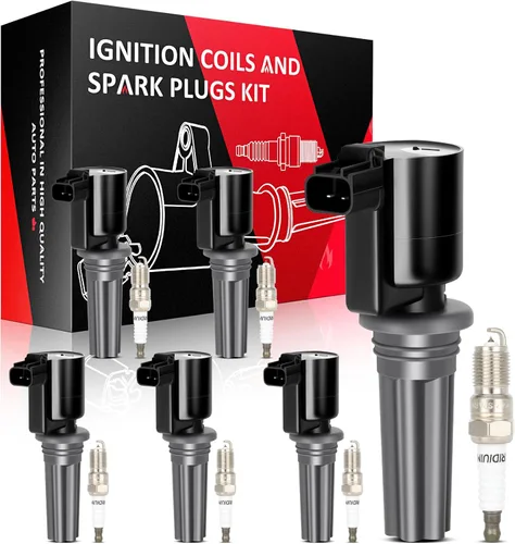 Miniatura 17 de SCITOO 6 bobinas de encendido con 6 bujías de iridio para Ford para Lincoln Expedition Explorer F50 V6 MKS MKT Navigator BL3Z-12029-C UF-646 E1146