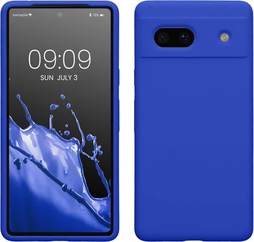Miniatura 85 de kwmobile Funda Compatible con Google Pixel 6 Pro - Funda de Teléfono de Silicona TPU con Acabado Suave - Azul Caribe