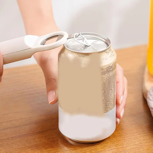 Miniatura 5 de Haofy Tornillo ajustable de acero inoxidable 3 en 1 multifuncional retráctil para abrebotellas, abridor de botellas, herramienta auxiliar de Beige