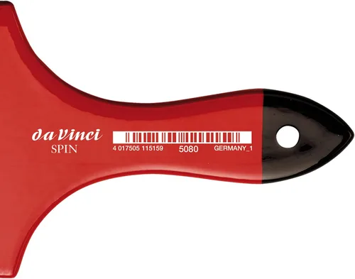 Miniatura 249 de da Vinci Watercolor Series 5580 CosmoTop Spin Pincel de Pintura, Redondo Sintético con Mango Rojo