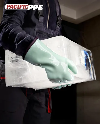 Miniatura 6 de Guantes de horno resistentes al calor PACIFIC PPE, guantes de seguridad de grado alimenticio con revestimiento de silicona impermeable y engrosada