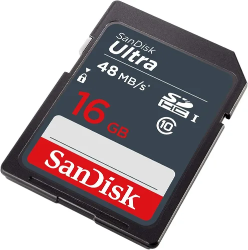 Miniatura 2 de SanDisk Ultra 16GB SD SDHC Tarjeta Flash UHS-I Clase 10 Velocidad de lectura hasta 48MB/s 320X SDSDUNB-016G-GN3IN Lote al por mayor