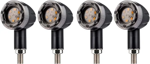 Miniatura 6 de 4 unids motocicleta 13 luz de señal de giro freno corriente luz trasera lámpara 12V indicador impermeable para motocicletas Harley Cafe Racer