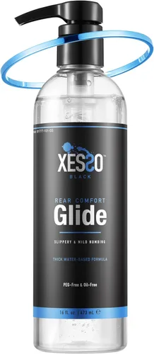 XESSO Lubricante Anal Desensibilizante de 16 Fl Oz, Lubricante a Base de Agua Rear Comfort Glide para Hombres, Mujeres y Parejas, Suavemente