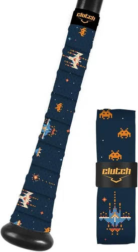 Cinta de agarre para bate de Clutch Sports Apparel, para todo clima, de 1.1mm acolchada y antideslizante para béisbol y sóftbol, duradera y de