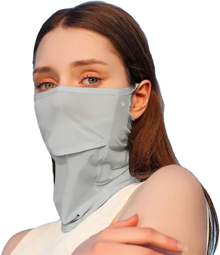 Miniatura 7 de Máscara facial con protección UV para el cuello, pasamontañas, bandana para mujer, máscara de golf