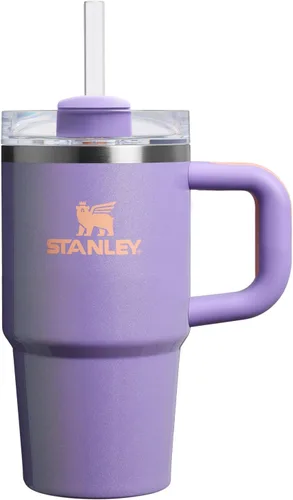 Miniatura 80 de Stanley Quencher H2.0 - Vaso de acero inoxidable con asa, pajilla y tapa FlowState giratoria de 3 posiciones; aislamiento térmico, sin BPA; apto