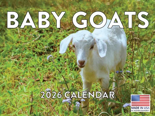Miniatura 10 de Calendario alpaca 2026, calendario mensual de pared de 12 meses Hecho en Estados Unidos.