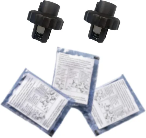 SALAV 2 piezas de repuesto para tanque de agua, vaporizador para ropa, modelos GS18-DJ/120 con 3 paquetes descalcificadores para deshacerse de la