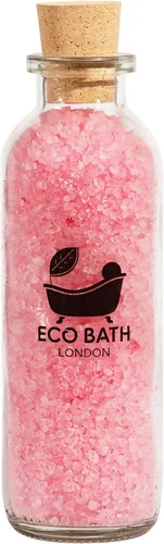 Eco Bath London Sal del Mar Muerto de baño de sal – Rosa, magnesio rico en minerales y relajación – 10.6 oz – 100% natural, relajante baño de spa
