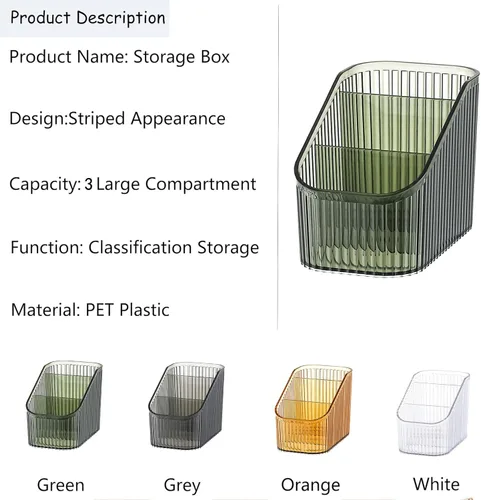 Miniatura 2 de Organizador de maquillaje, caja de almacenamiento de cosméticos, organizador de brochas de maquillaje de gran capacidad, accesorios de tocador