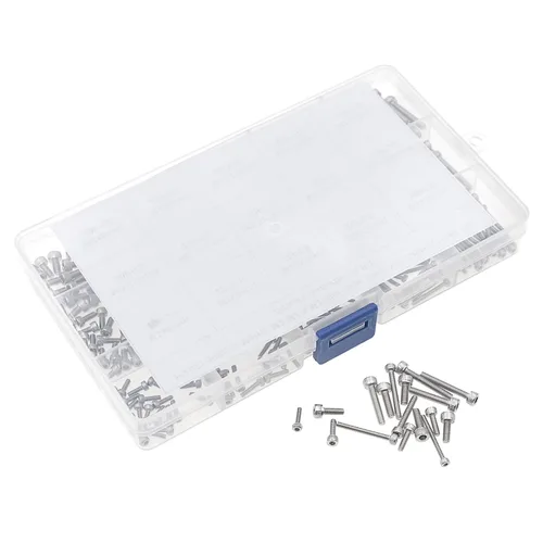 Miniatura 6 de Kit surtido de tornillos de cabeza hexagonal de acero inoxidable M2 M2.5 M3, 300 piezas