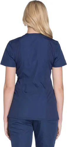 Miniatura 2 de Cherokee Women's Workwear Originals Mock Wrap Scrubs Shirt