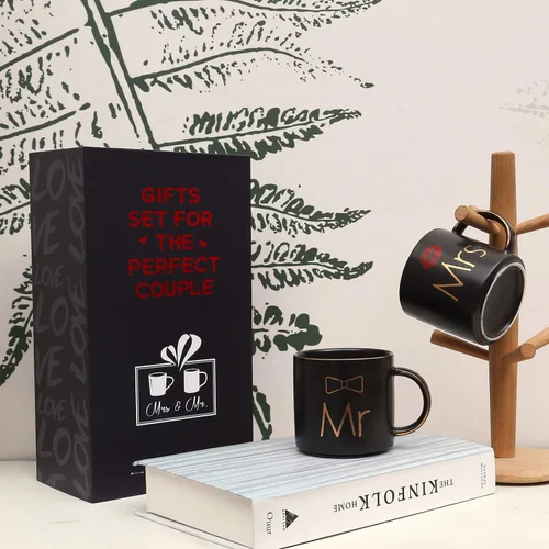 Miniatura 2 de Mr Mrs - Juego de tazas de café, compromiso, despedida de soltera, boda, recién casados, matrimonios, anniver-sary-regalos para parejas, novios